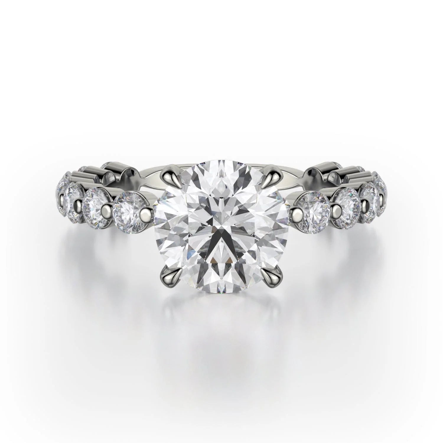 Vintage diamond engagement rings-Crown R782-1.5