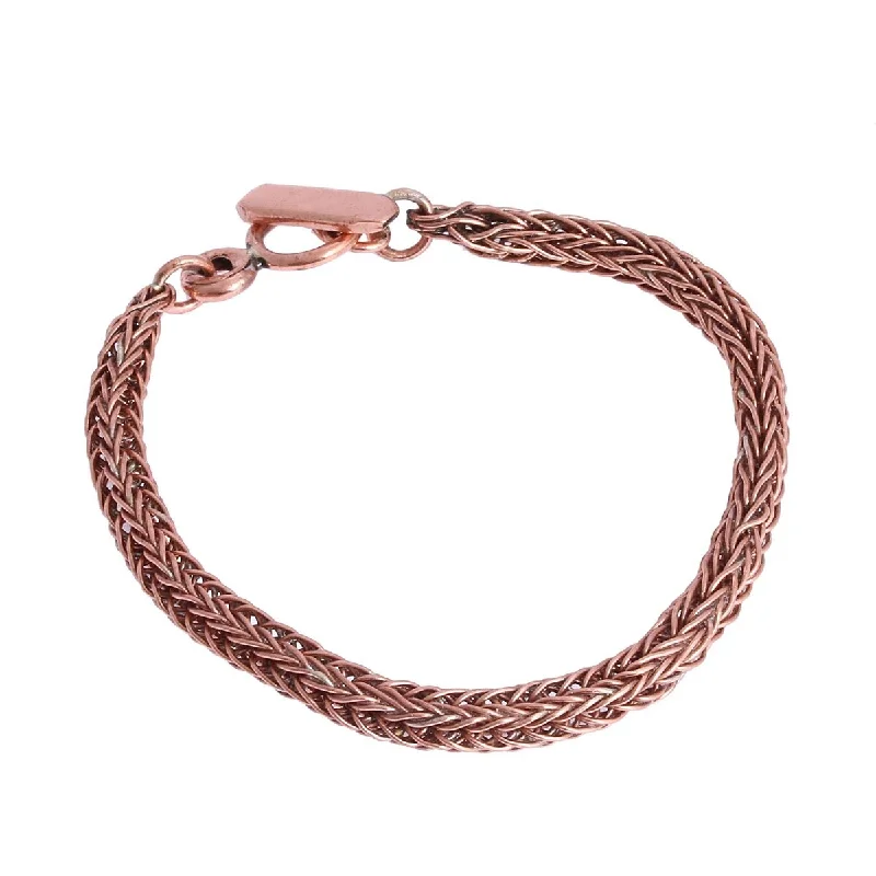 Surf theme bangles-NOVICA Bright Inspiration, Copper chain bracelet