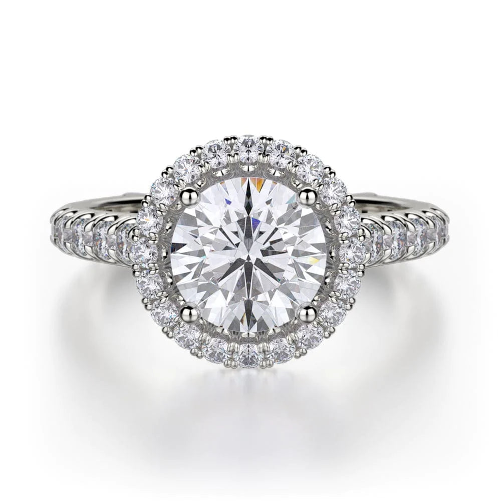 Glossy eternity engagement rings-Europa R440-1.5