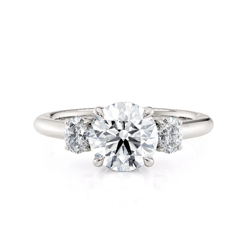 Retro style engagement rings-Trinity R806-1.5