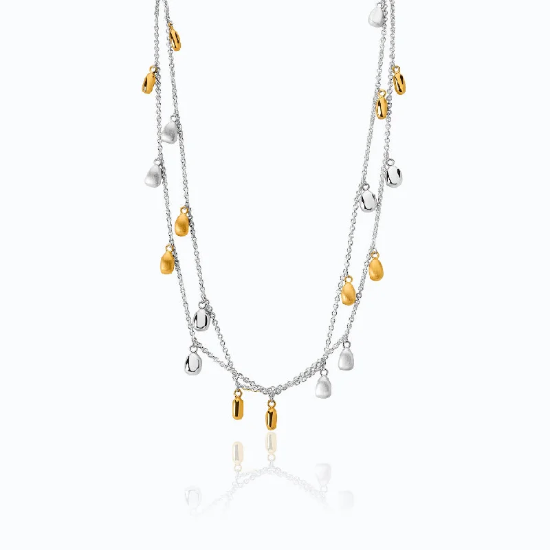 Wide link necklaces-Tane SS/23Y Vermeil Alma Necklace 51.1"