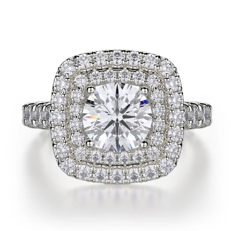 Radiant star engagement rings-Loud R719-1.5