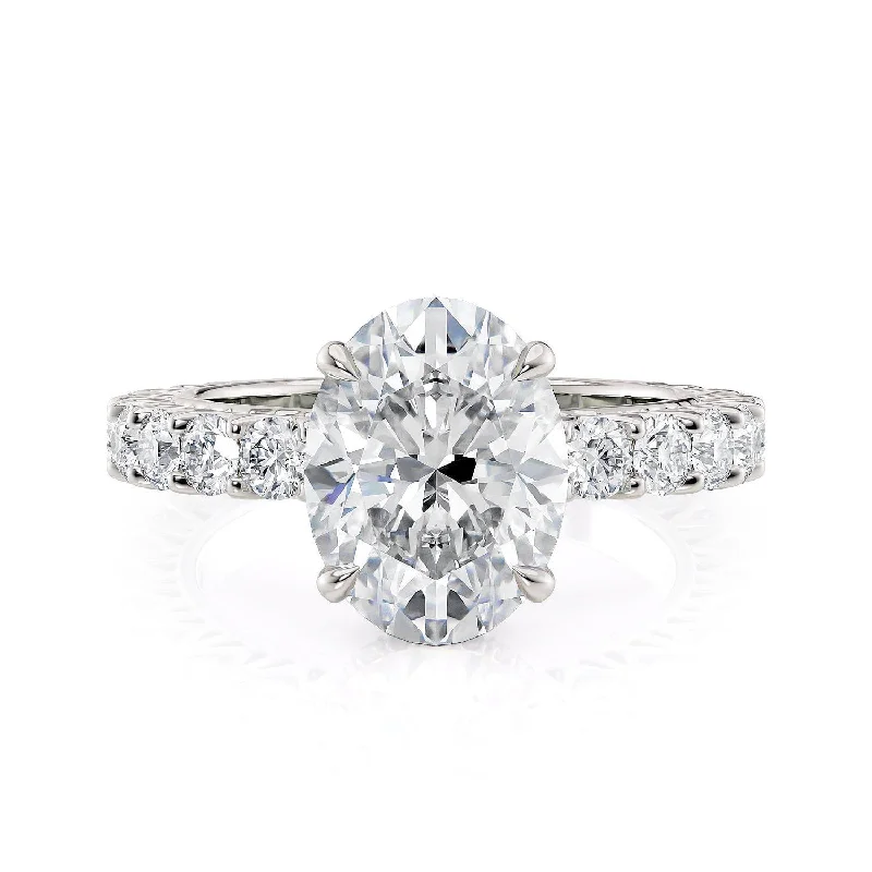 Open shank engagement rings-Meksian R901-3