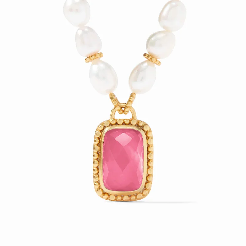 Bright crystal necklaces-Julie Vos Marbella Statement Necklace