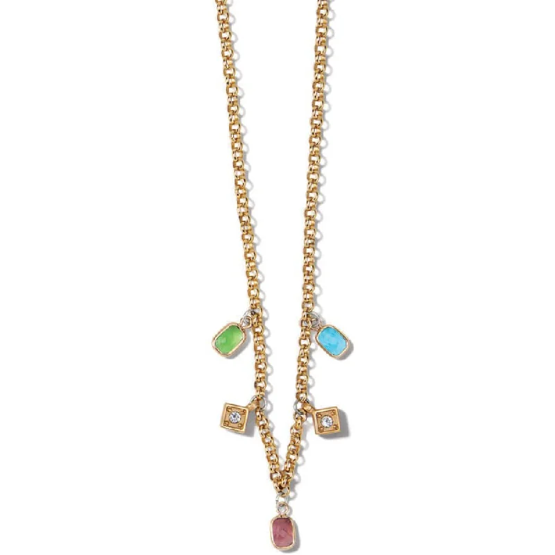 Pure stone necklaces-Brighton Meridian Zenith Prism Necklace