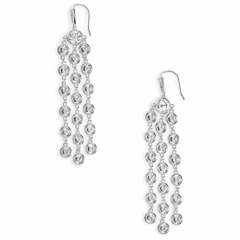 Agate stone earrings-Kendra Scott | Daya Statement Earrings in Silver