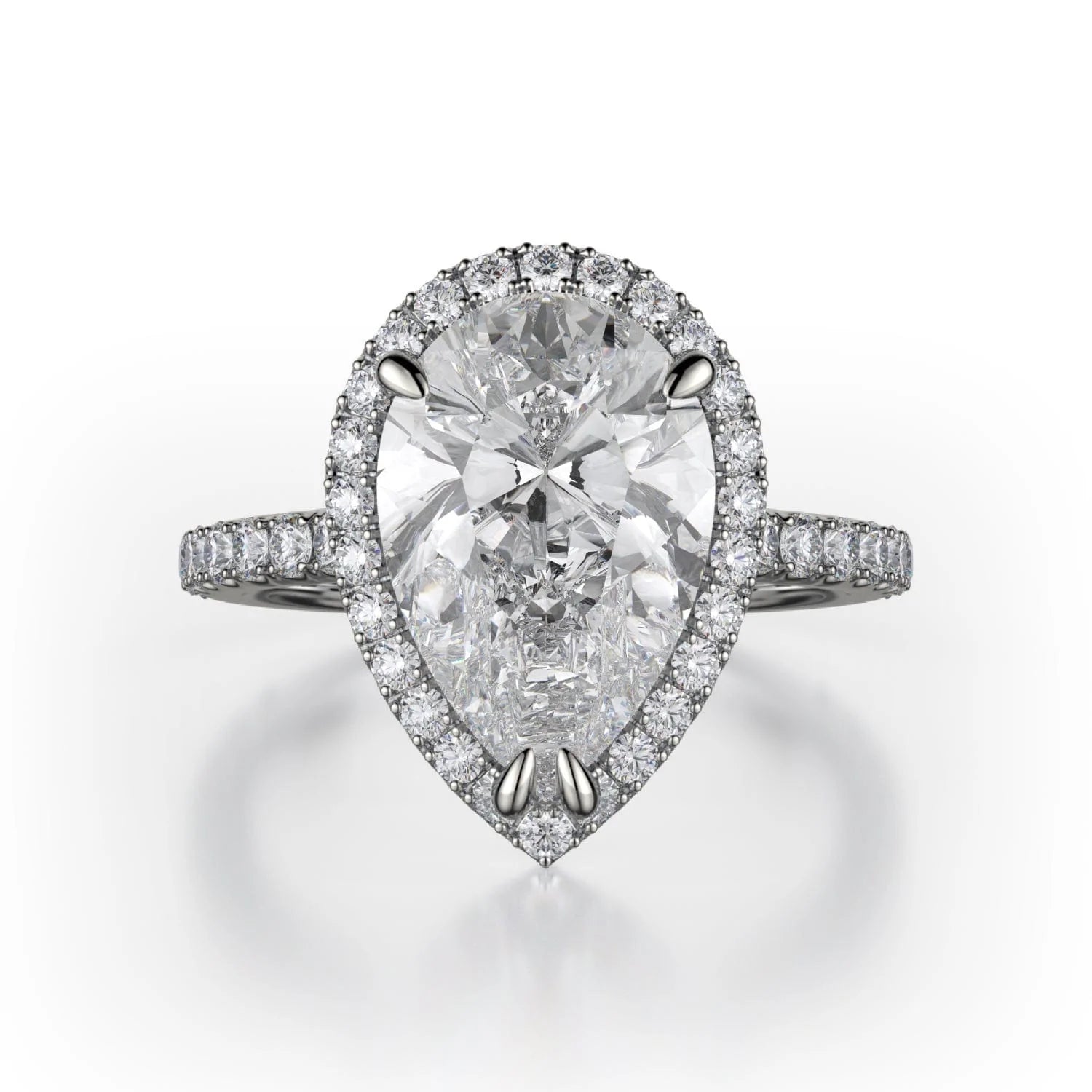 Subtle filigree engagement rings-Europa R320S-2PR