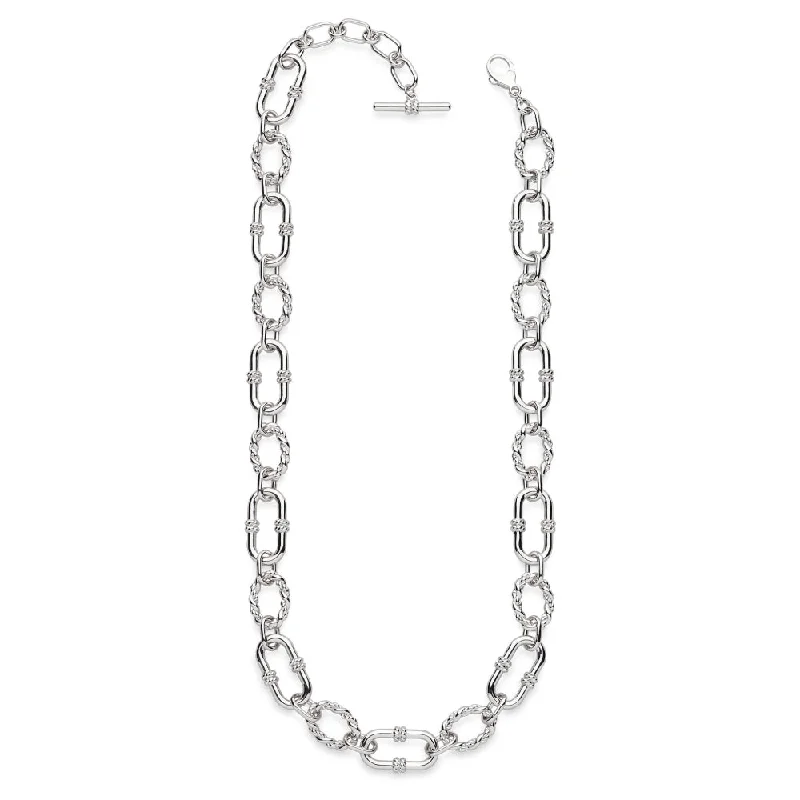 Polished bead necklaces-Kit Heath Marina Rope Link Duo Grande Chain Necklace