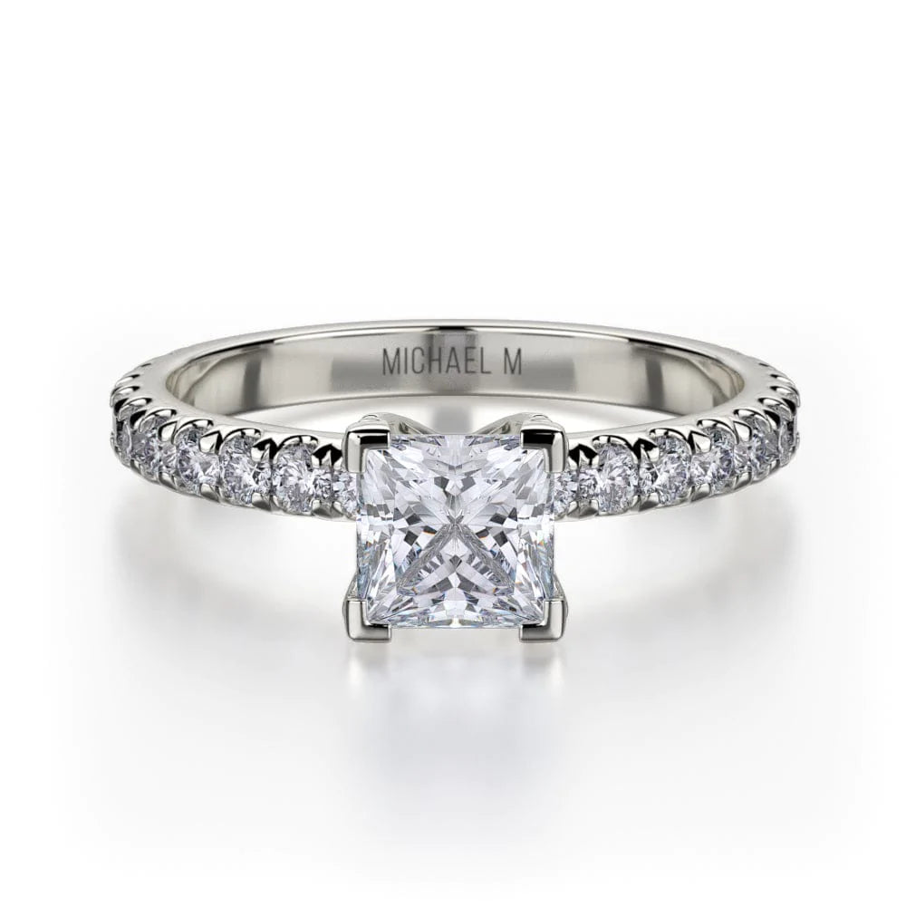 Multi-stone engagement rings-Europa R493-0.75