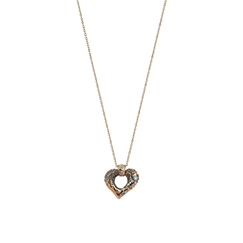 Tilted design necklaces-Amorph Love Necklace