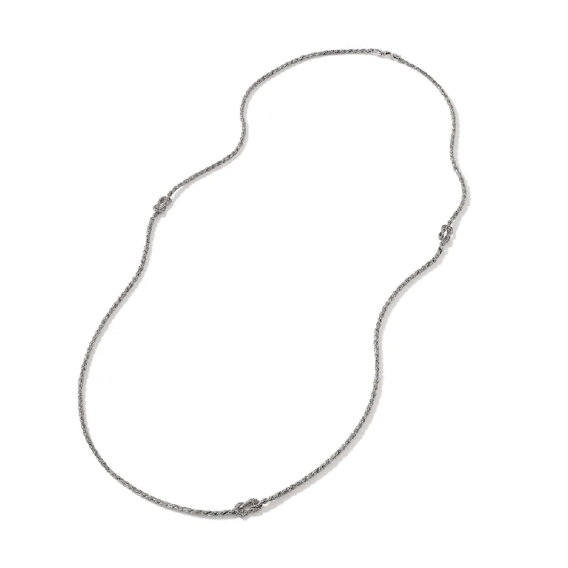 Heavy gem necklaces-John Hardy Love Knot Necklace, 36"