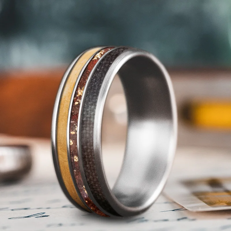 Custom Design - 3-Inlay Narrow Center Ring bKXAANbwghsDK82X2h8aZv_w