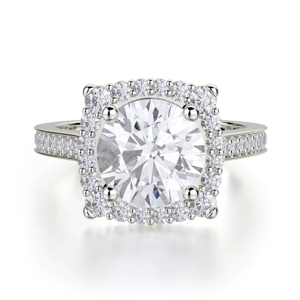 Subtle filigree engagement rings-Defined R696-2