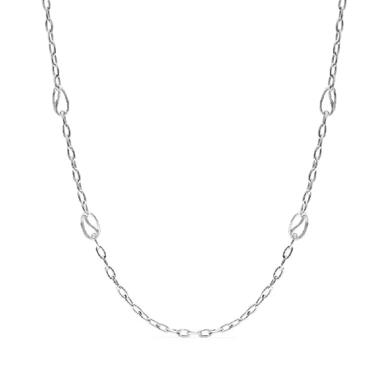 Sleek design necklaces-Judith Ripka Santorini Long Link Necklace