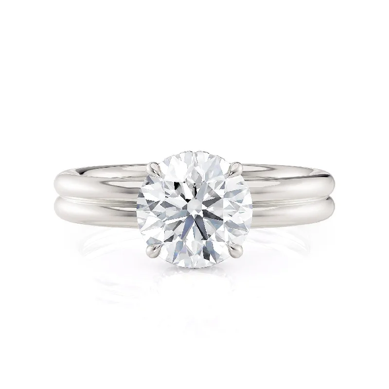 Marquise cut engagement rings-Crown R819-2