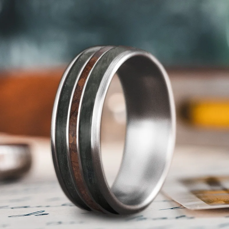 Custom Design - 3-Inlay Narrow Center Ring gAYFfUzyaR2WwznhxyCJMKbt