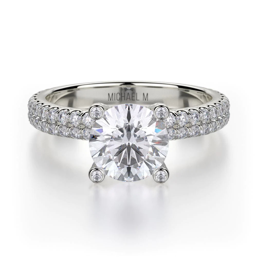 Cord edge engagement rings-Europa R676-1