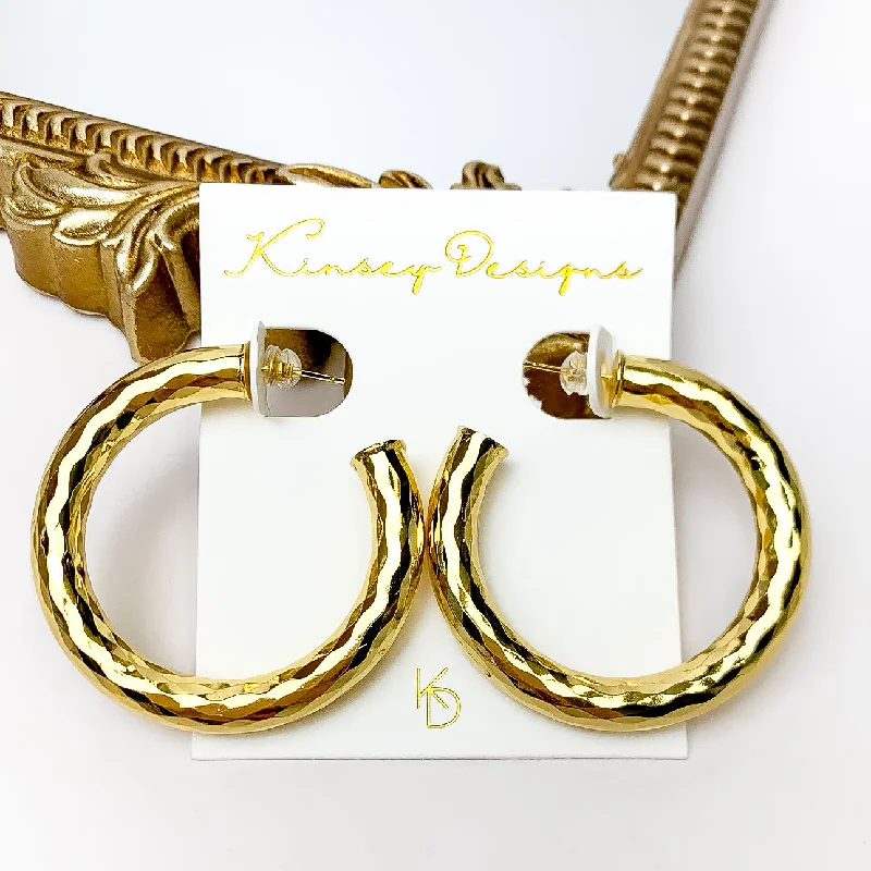 Reef knot earrings-Kinsey Designs | Jasmine Large Hoop Earrings