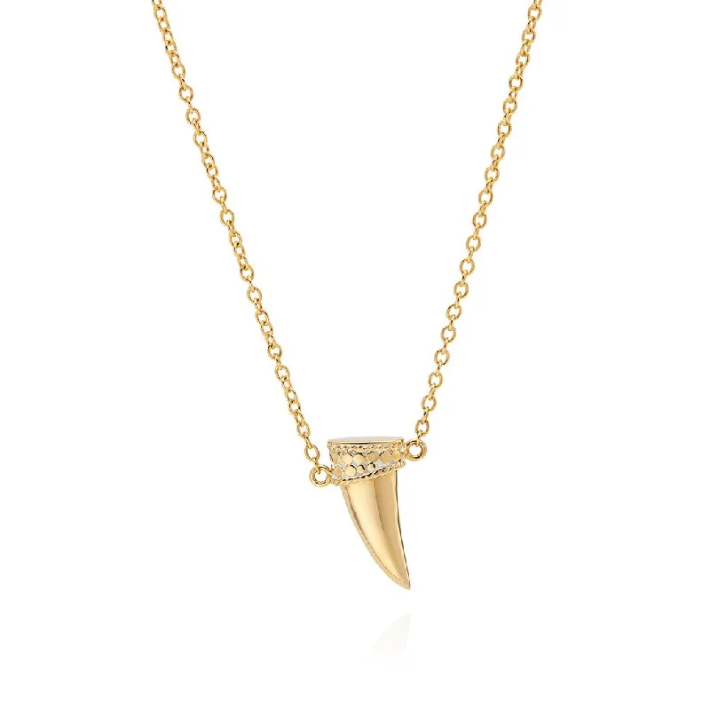 Soft thread necklaces-Anna Beck Tusk Pendant Necklace