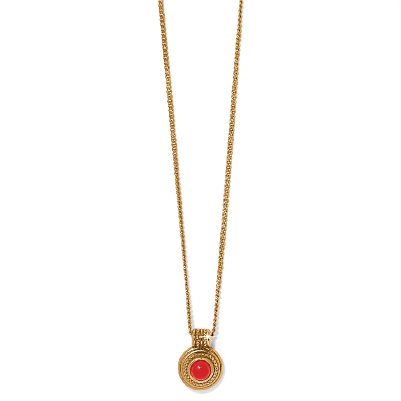 Peace eye necklaces-Brighton Venetian Gems Petite Necklace