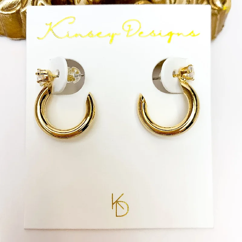 Cotton cord earrings-Kinsey Designs | Hugo Hoop Earrings