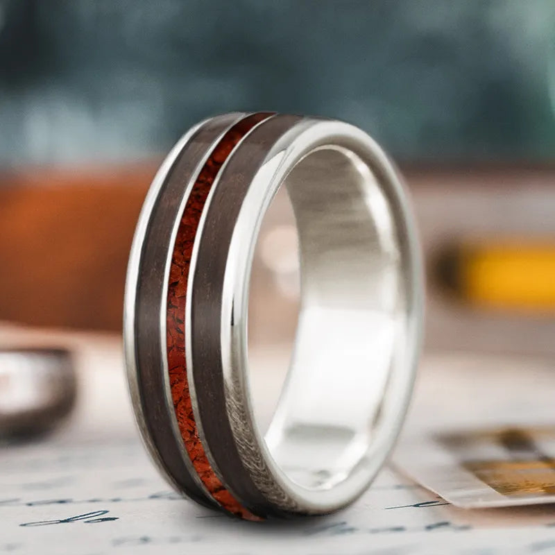 Custom Design - 3-Inlay Narrow Center Ring mszIKG1_1hUOgYCNqt9zvhqV