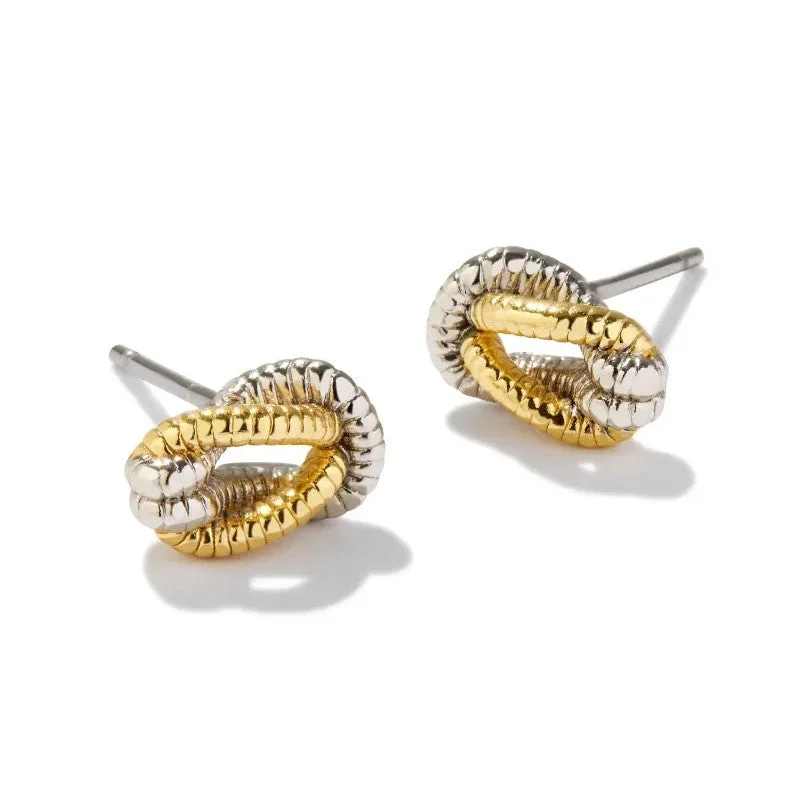 Thin hoop earrings-Kendra Scott | Annie Stud Earrings in Mixed Metal