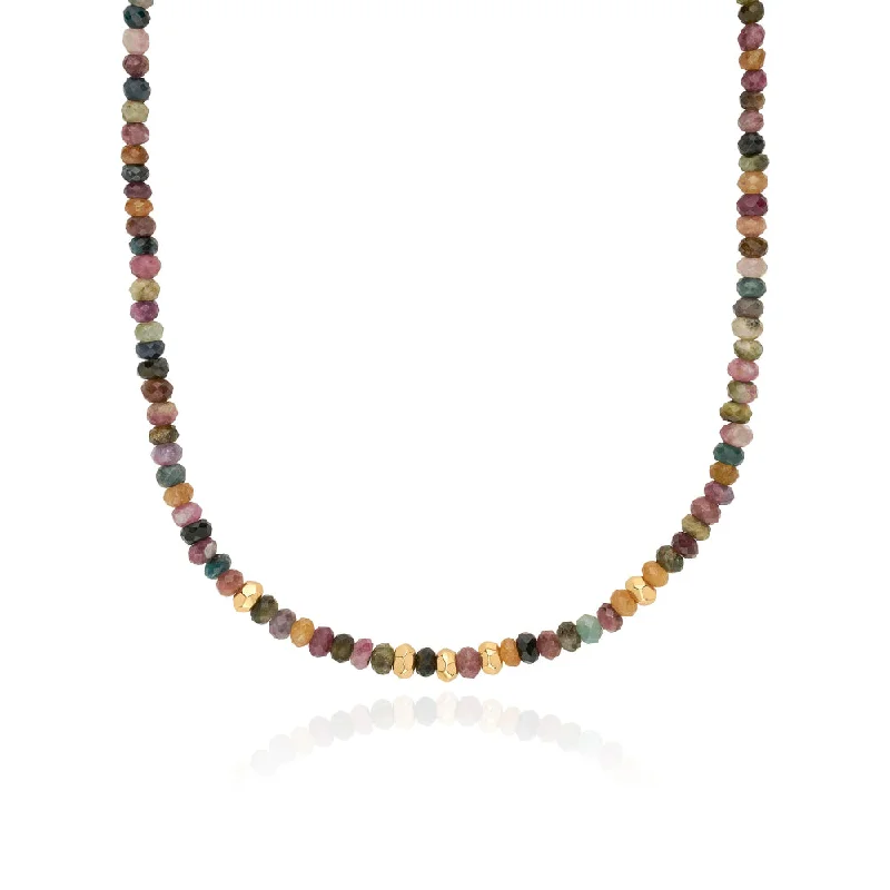 Shiny name necklaces-Anna Beck Tourmaline Beaded Necklace