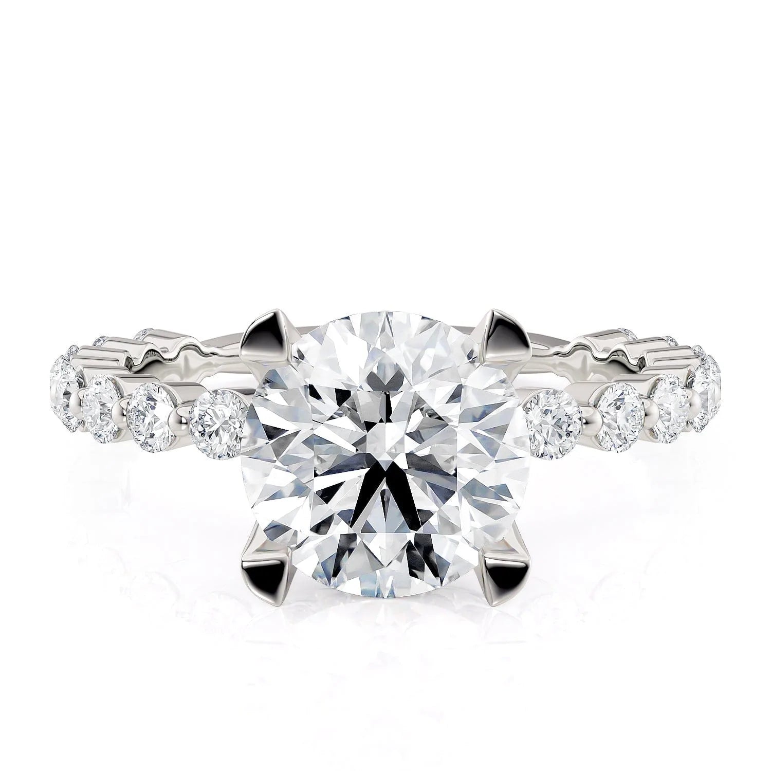 Artisan crafted engagement rings-Crown R791-2