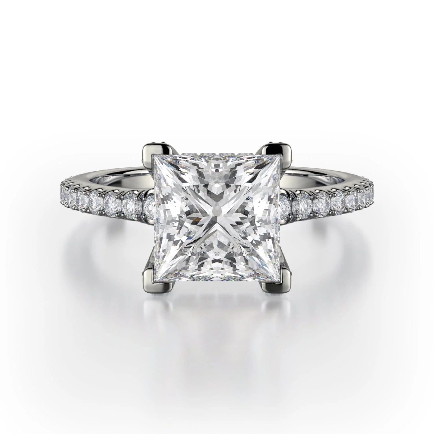 Infinity knot engagement rings-Crown R781-1.5