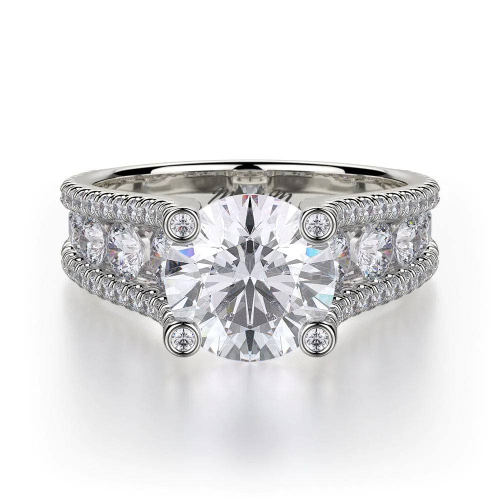 Secure clasp engagement rings-Strada R679-2