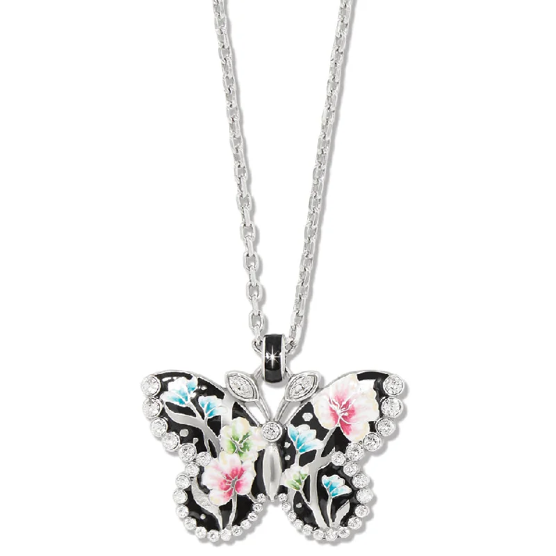 Joy charm necklaces-Brighton Botanique Butterfly Necklace