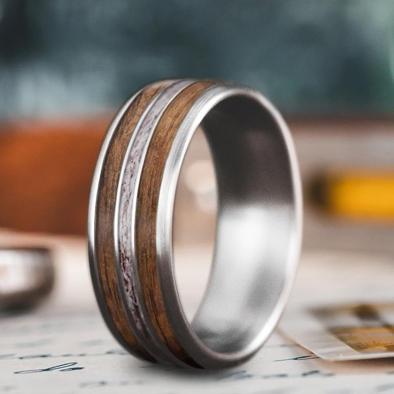 Custom Design - 3-Inlay Narrow Center Ring OMYNcNaru-fbgG3Men25khRF